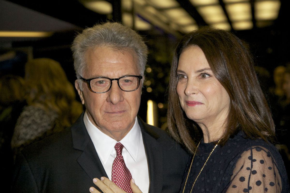 Dustin Hoffman a jeho manželka Lisa Hoffman na...