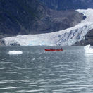 Aljaška, loď, čln, more, kajak, ľadovce, ľadovec