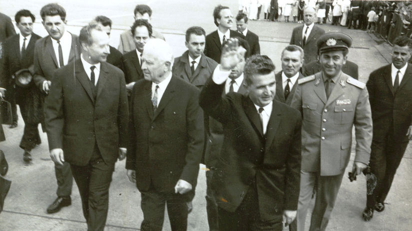 Nicolae Ceauşescu na návšteve Československa v...
