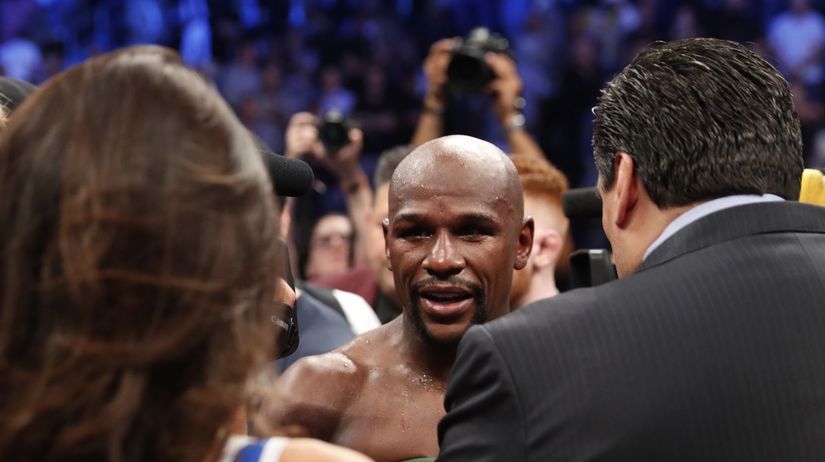 Floyd Mayweather po zápase proti Conorovi...