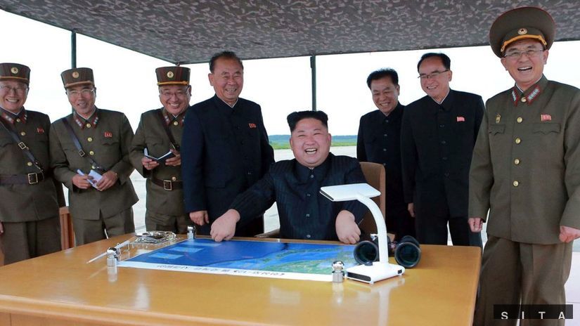 Kim Čong-un, raketa, test