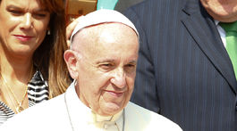 Pápež František prijal futbalový tím Chapecoense.
