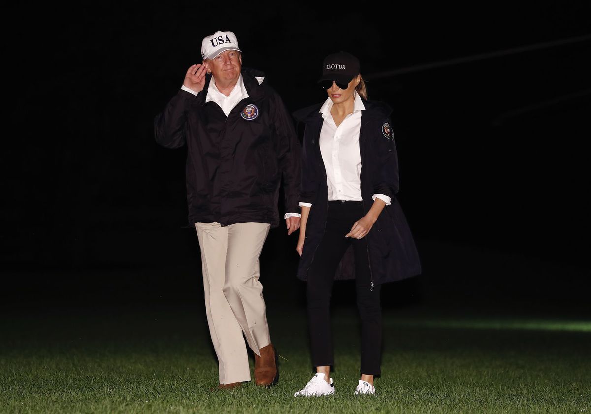Melania Trumpová mala na svojich nohách biele...