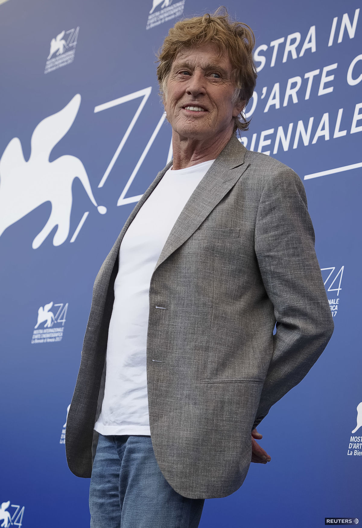 Robert Redford počas večernej tlačovej...