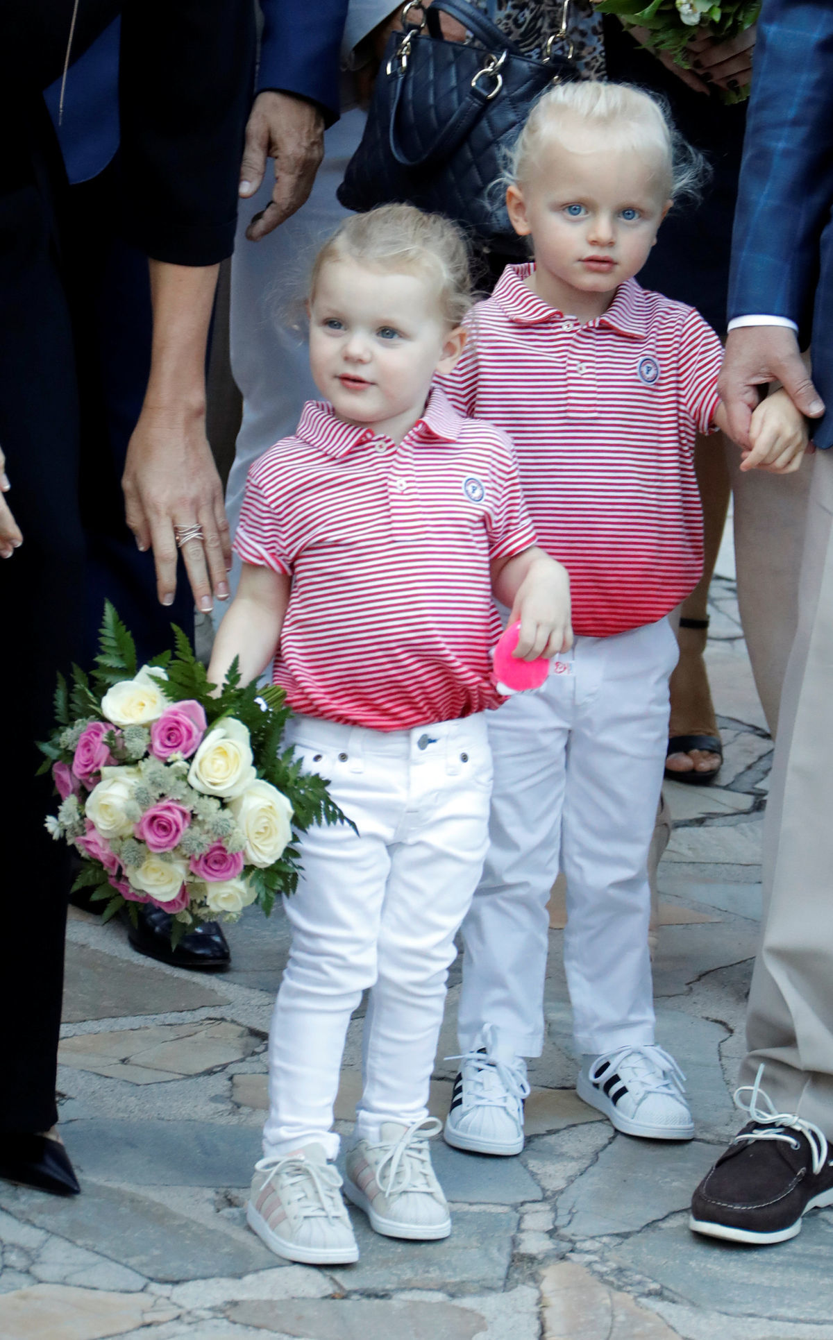 Дети принца Монако Альберта и Шарлин фото
