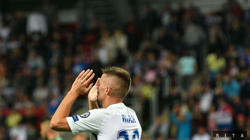 Róbert Mak po nepremenenej šanci v 2. polčase...