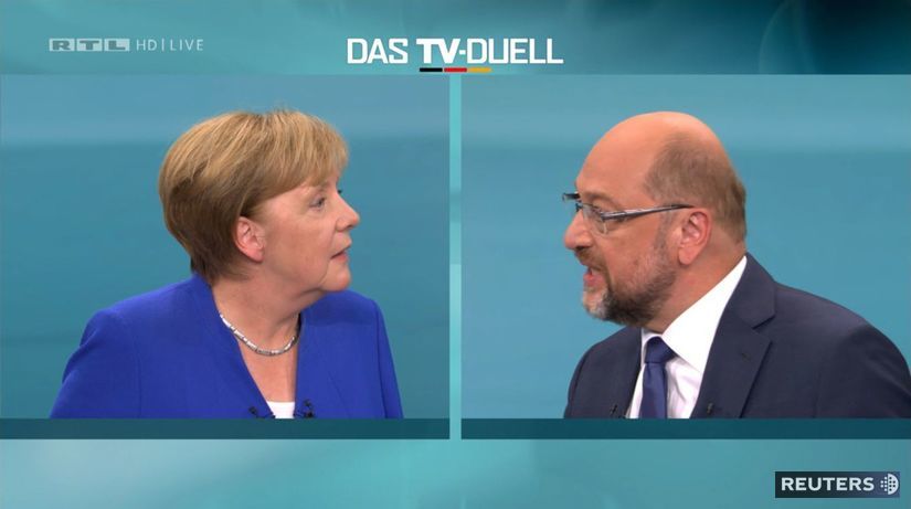 Merkel, Schulz