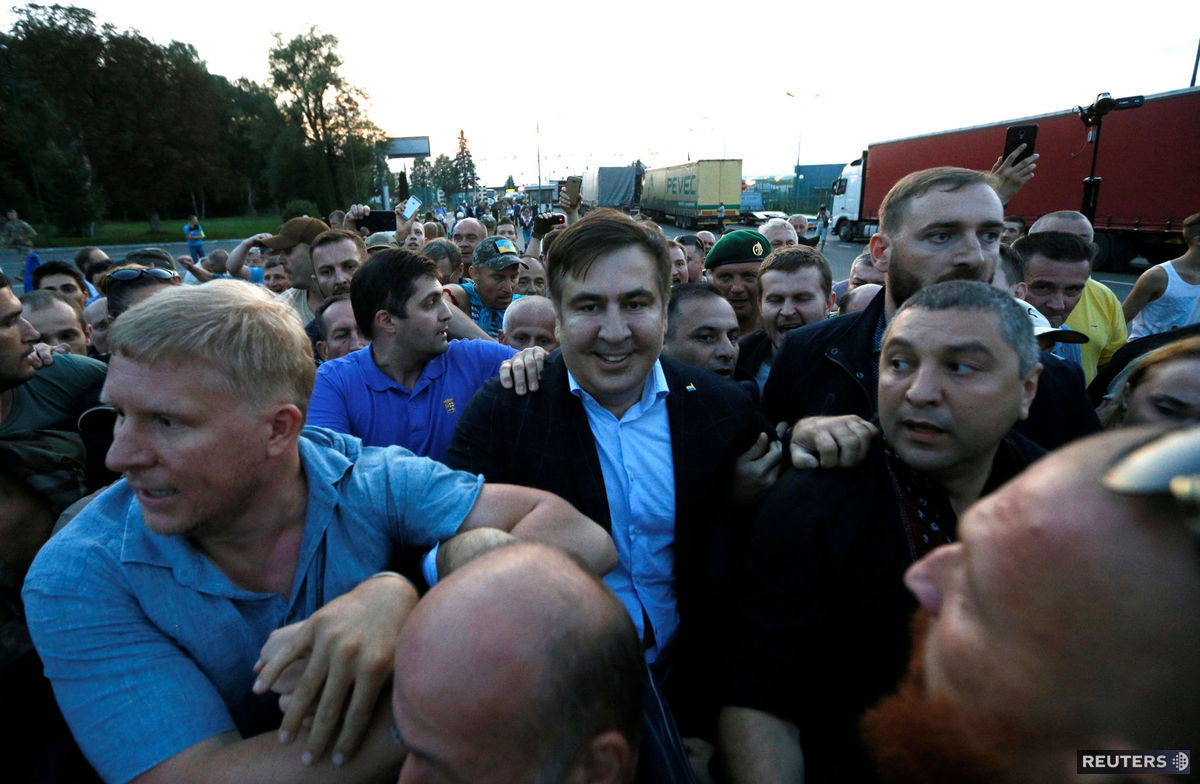 Bývalý gruzínsky prezident Michail Saakašvili v...