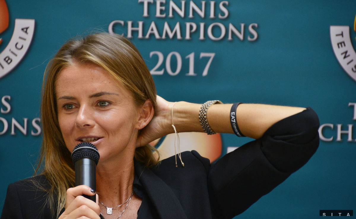 Daniela Hantuchová na tlačovej konferencii k...