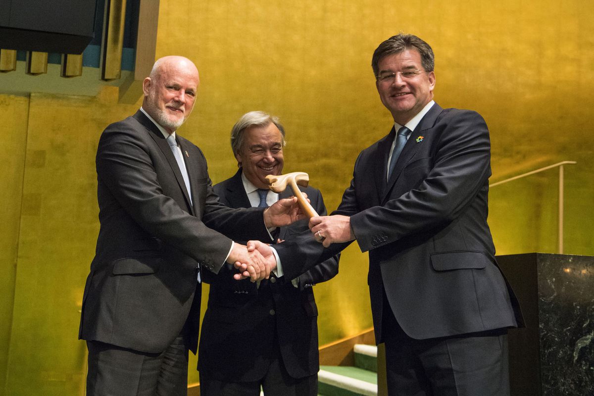 Slovenský šéf diplomacie Miroslav Lajčák...