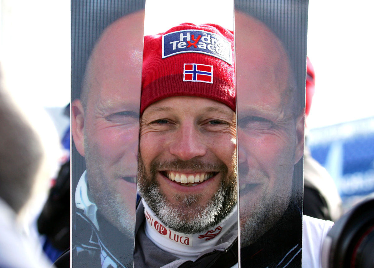 Lasse Kjus pri svojej rozlúčke s kariérou v...
