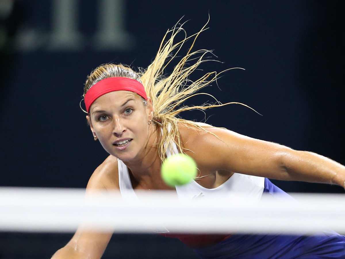 Dominika Cibulková v akcii na tohtoročnom US Open.