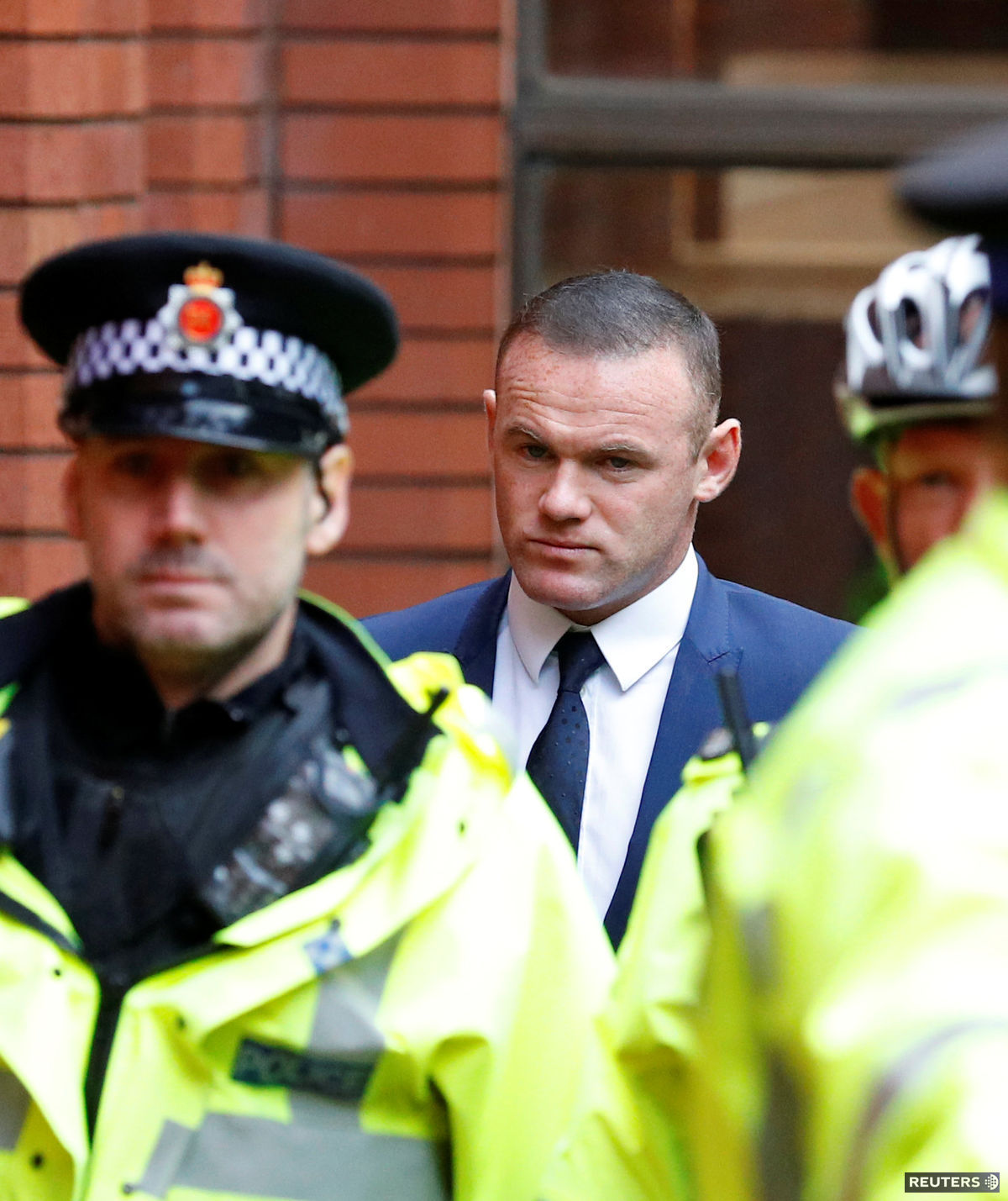 Wayne Rooney prichádza na Okresný súd v...