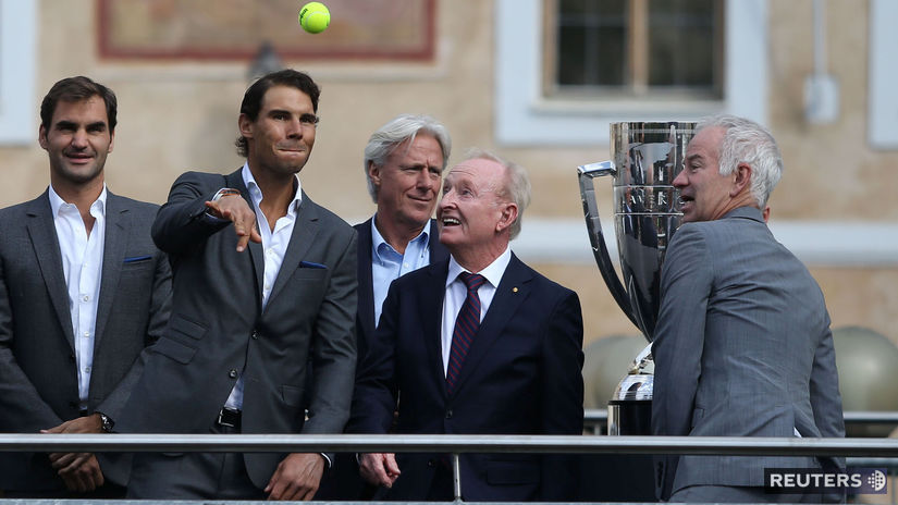 Rafael Nadal, Björn Borg, Rod Laver, John McEnroe