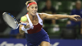 Najprv dva mečbaly a potom skreč. Cibulková mala skalp Wozniackej na dosah