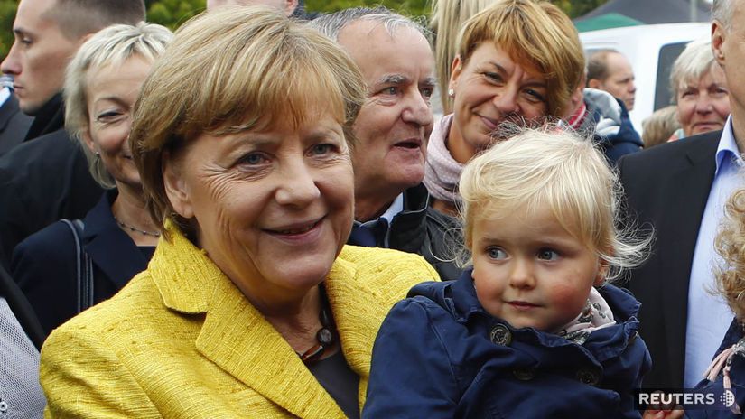 Nemecká kancelárka Angela Merkelová počas...