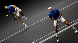 Federer s Nadalom uspeli v prvej spoločnej štvorhre, Európa vedie 9:3