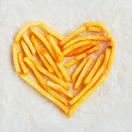 srdce, hranolky, hranolčeky