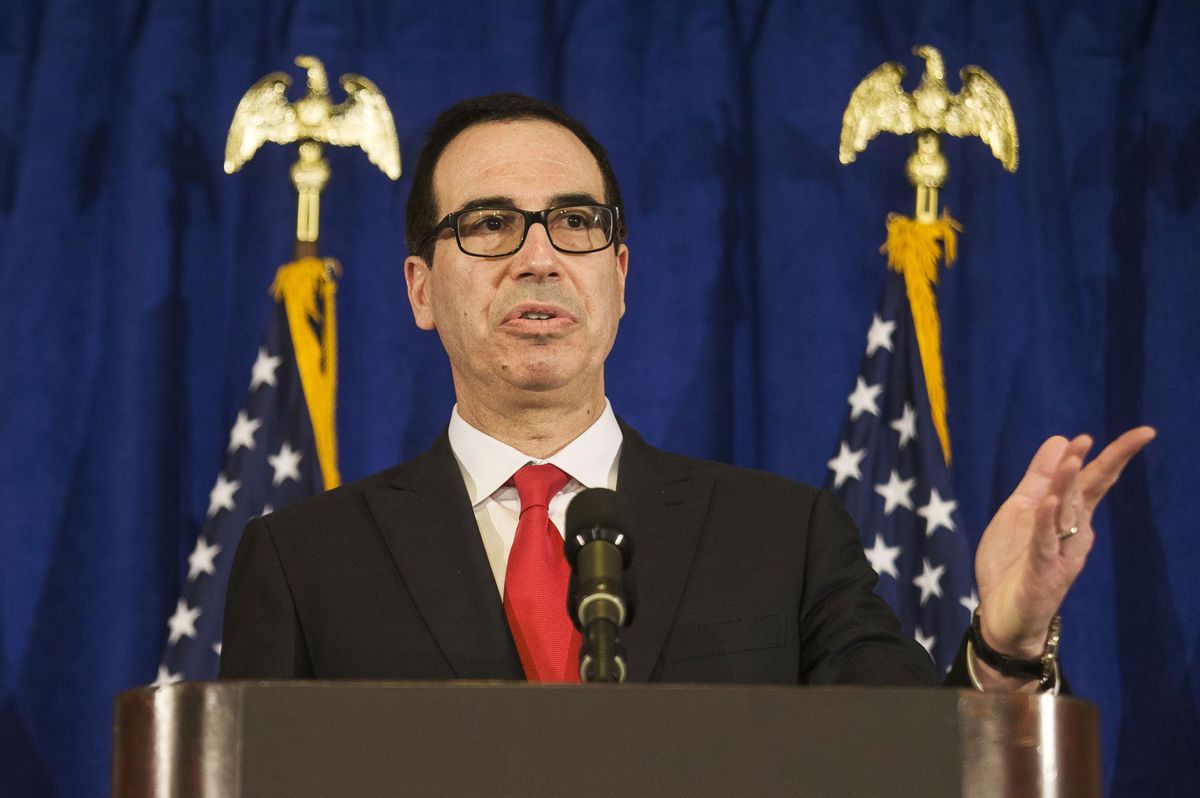 Minister financií USA Steve Mnuchin.