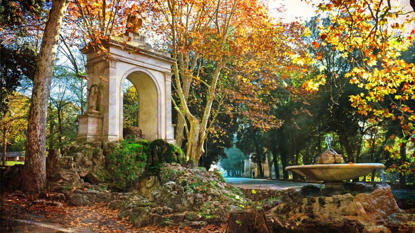 Rím, park Villa Borghese