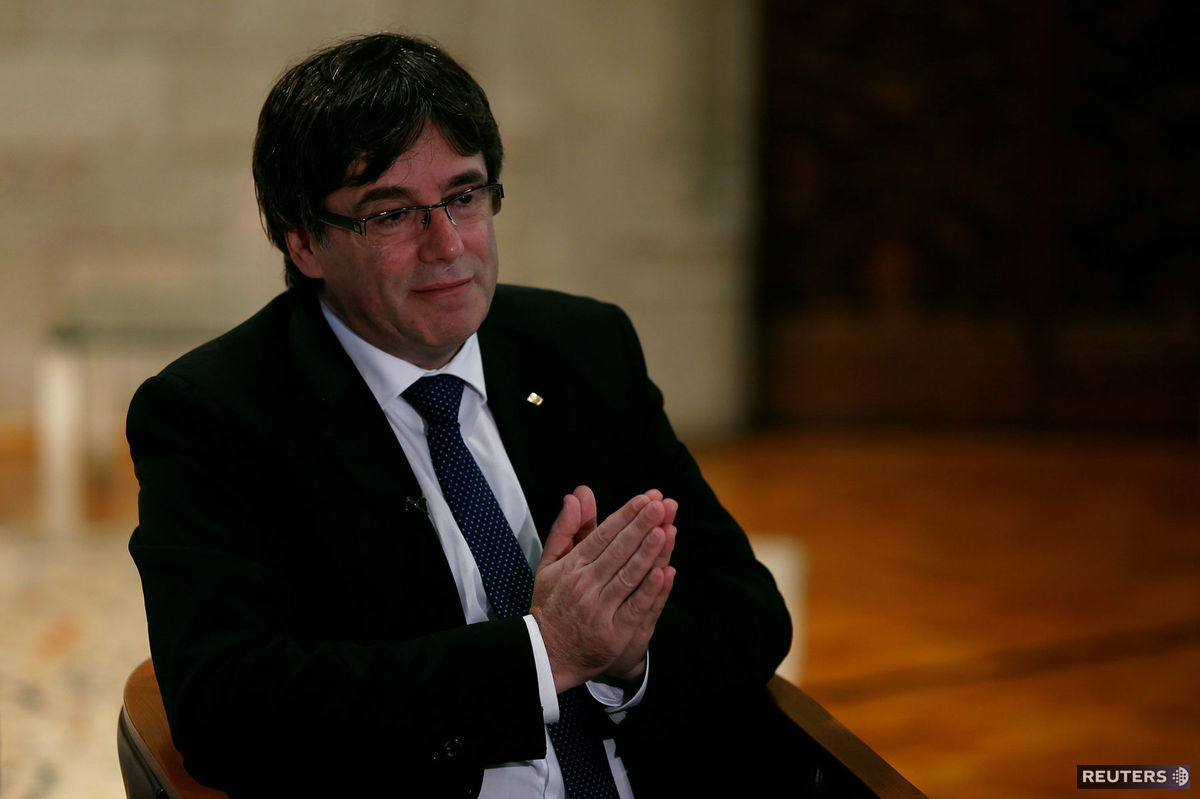 Katalánsky premiér Carles Puigdemont.