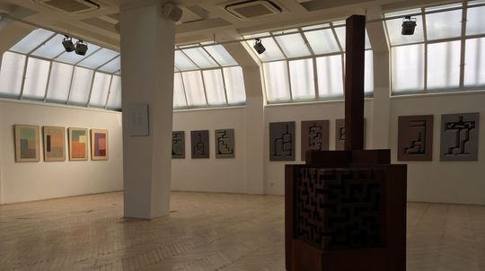 Pastelové farby, minimalistický refliéf - séria...