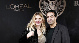 Speváčka Courtney Love a Mohammed Al-Turki pózovali fotografom spoločne. 
