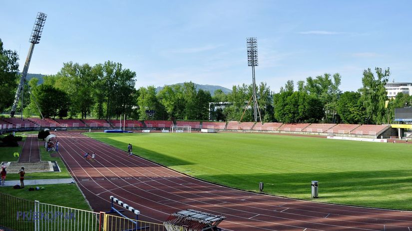 Terajší vzhľad štadióna v Banskej Bystrici