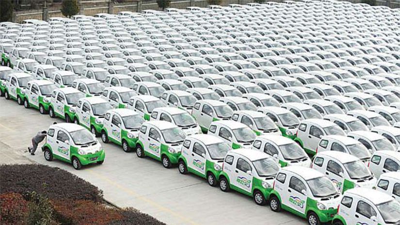 Čína - elektromobily
