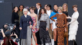 Hviezdy a ambasádorky kozmetickej značky L´Oreál Paris počas módnej šou.