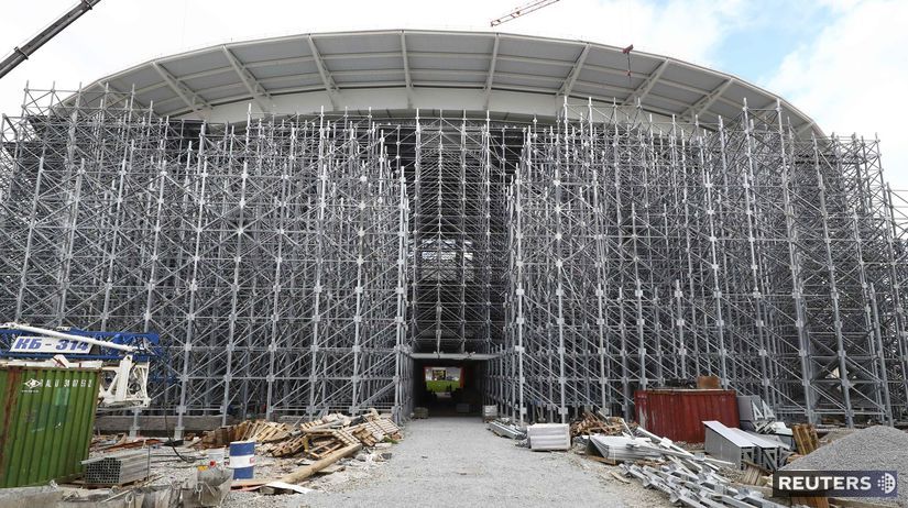 Štadión v Jekaterinburgu.