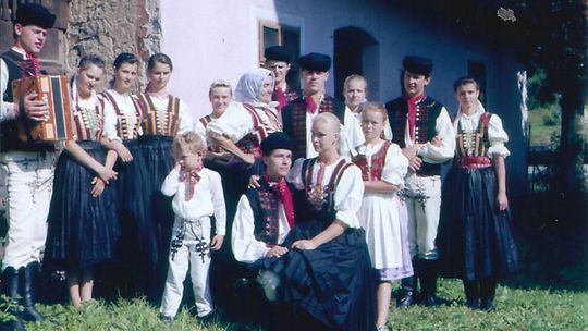 Rozlúčka s rodinou v Bystranoch.
