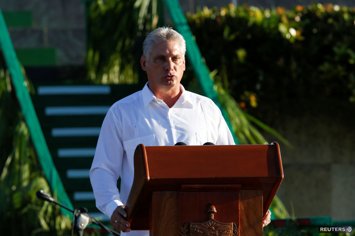 Kubánsky viceprezident Miguel Diaz-Canel.