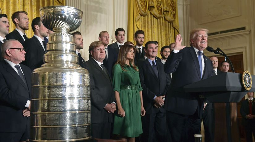 Prezident USA Donald Trump prijal v Bielom dome...