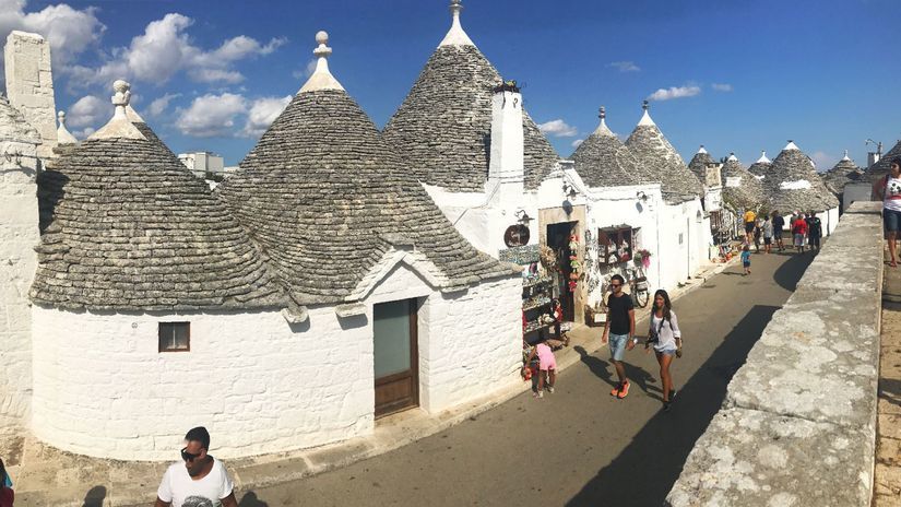 Alberobello a jeho rozprávkové trulli.