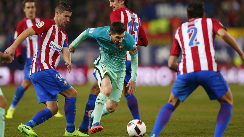 Lionel Messi, Atlético Madrid