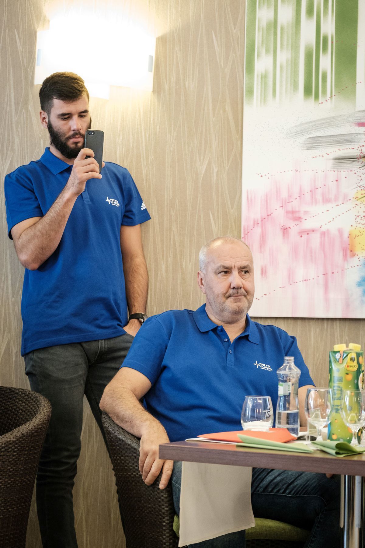 Igor Vlha so svojím synom Borisom.