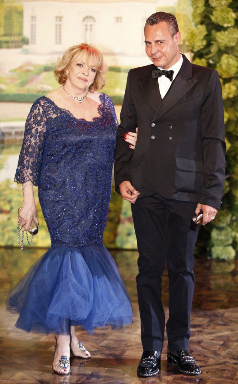 Michele Mercier (78) a návrhár Patrice Papa na...
