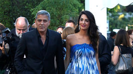 Režisér George Clooney a jeho manželka Amal Clooney 