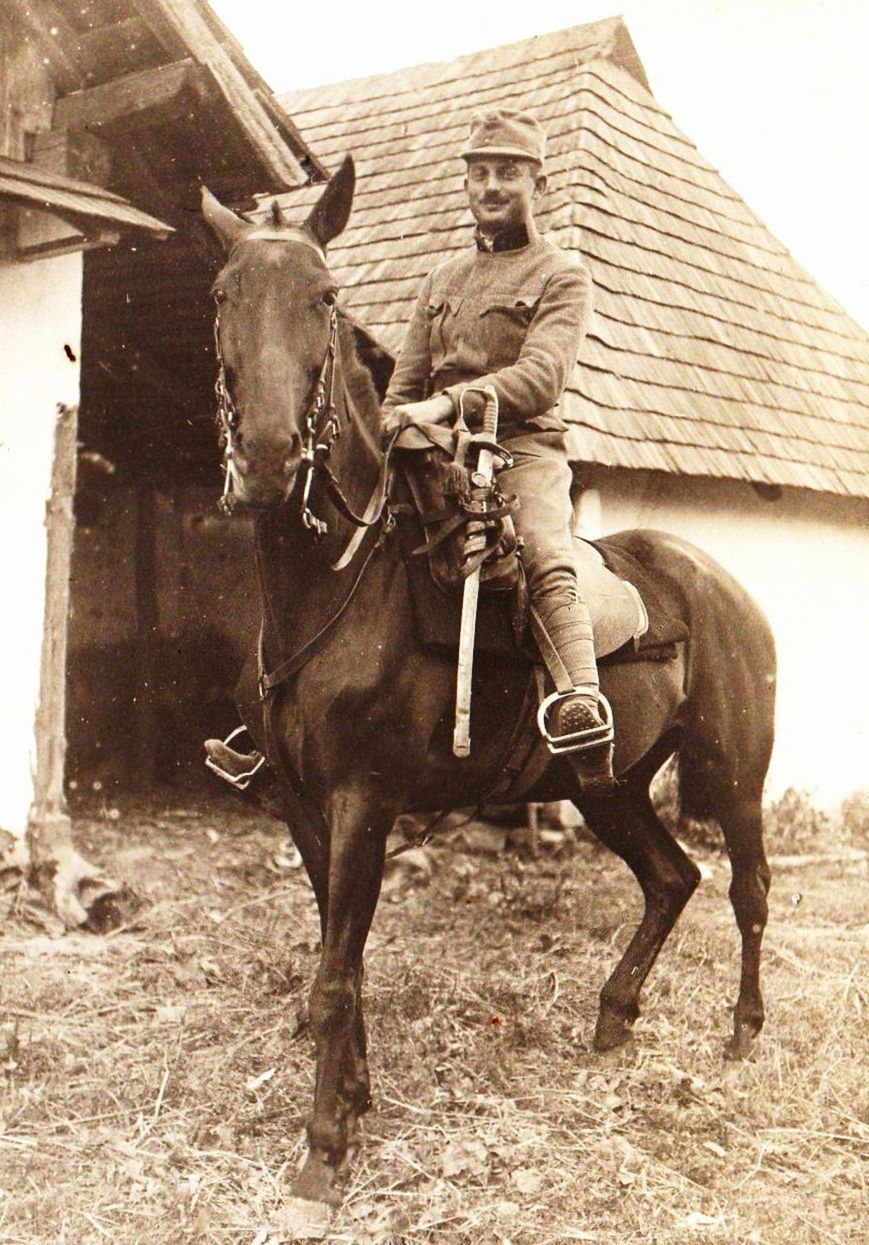 Rudolf Welward v prvej svetovej vojne ako mladý...