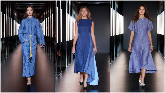 Trio modelov z prehliadky Jakuba Straku.