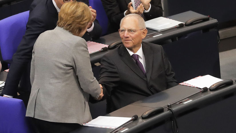 Wolfgang Schäuble, merkel