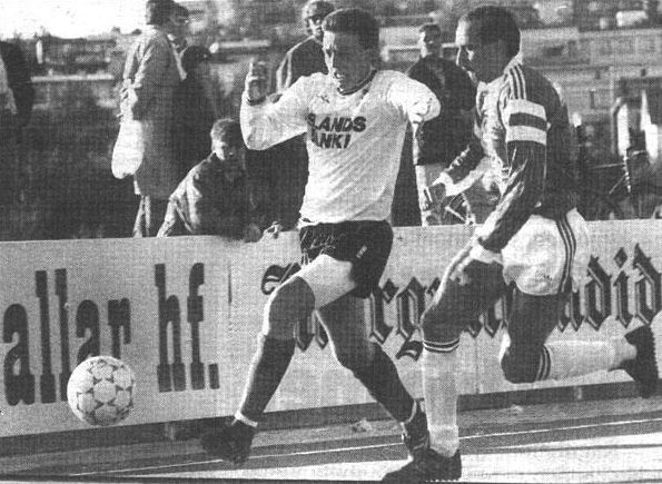 Pavol Kretovič (vpravo) v drese Breidabliku.