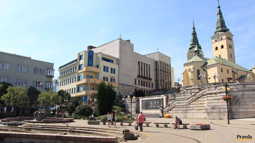 Námestie v Žiline.