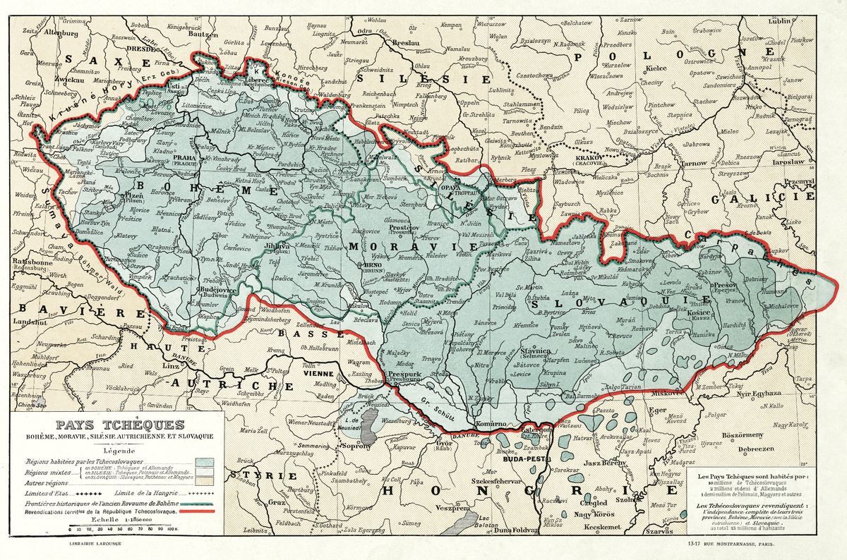 Československo dalo Slovensku hranice. Vidno to...