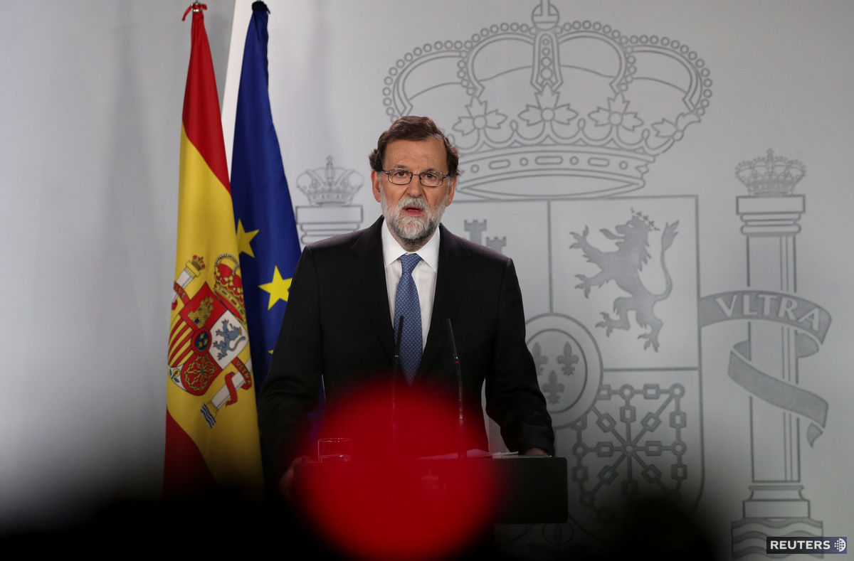Predseda španielskej vlády Mariano Rajoy...