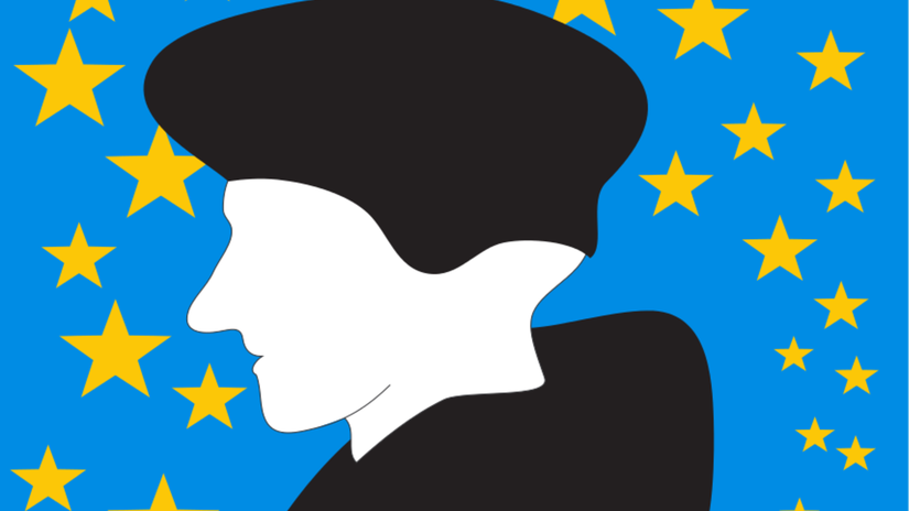 Logo programu Erasmus. Medzi deviatimi miliónmi...