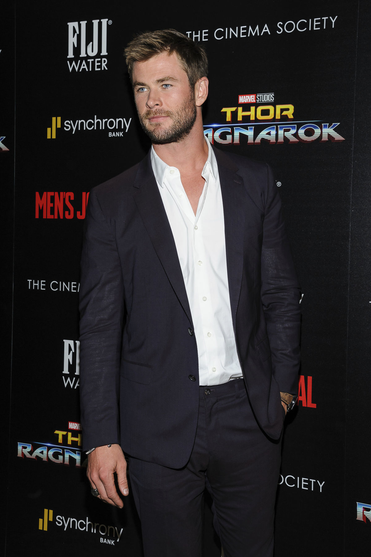 Herec Chris Hemsworth na premietaní filmu Thor:...
