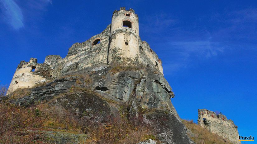 Hrad Steinschloss, najvyššie položená zrúcanina...