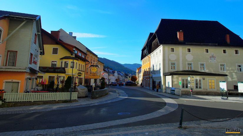 Sankt Lambrecht v nadmorskej výške 1028 metrov.